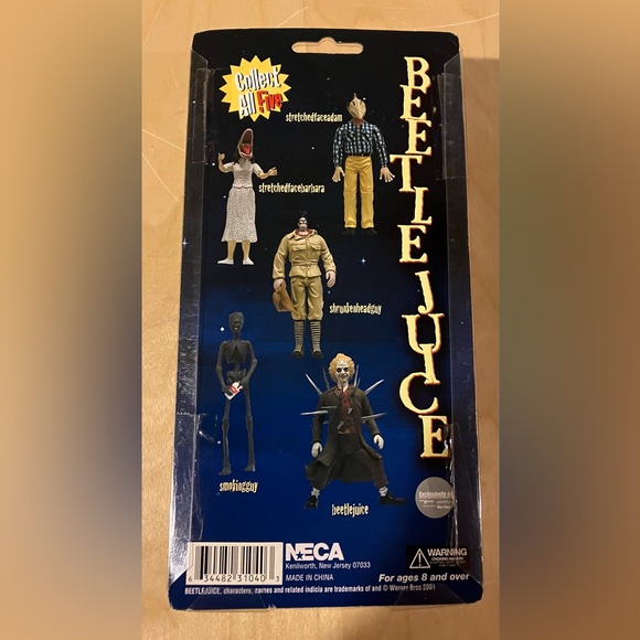 NEW In Box NECA Beetlejuice Smokingguy figure - Picture 4 of 6